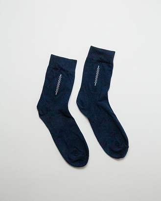Носки хлопковые ТОД 20002 синие